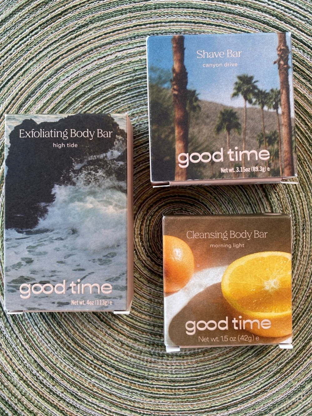 Good Time Soap - 3 Assorted Body & Shave Bars